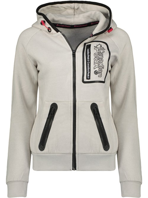 Sudadera con cremallera y capucha forrada fonaldeak – canadian peak - Kiabi Sudadera con cremallera y capucha forrada fonaldeak – canadian peak - Kiabi