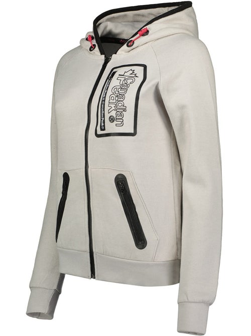 Sudadera con cremallera y capucha forrada fonaldeak – canadian peak - Kiabi Sudadera con cremallera y capucha forrada fonaldeak – canadian peak - Kiabi