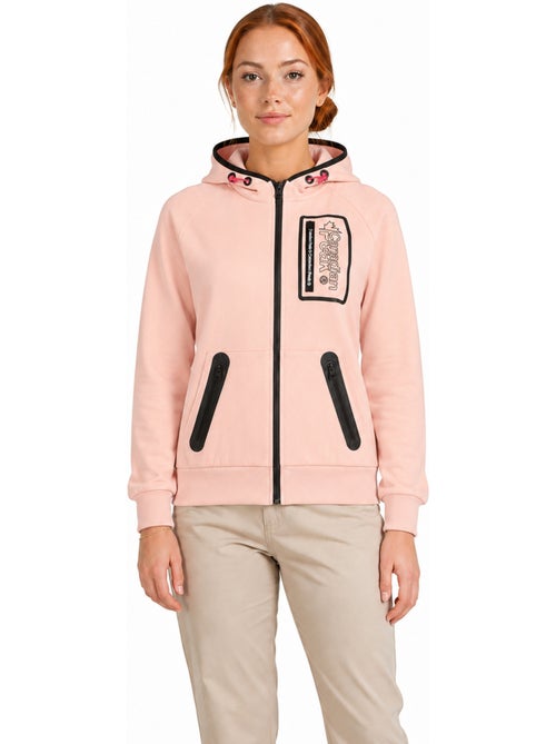 Sudadera con cremallera y capucha forrada fonaldeak – canadian peak - Kiabi Sudadera con cremallera y capucha forrada fonaldeak – canadian peak - Kiabi