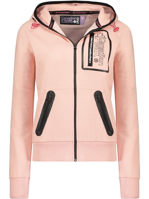 Sudadera con cremallera y capucha forrada fonaldeak – canadian peak - Kiabi Sudadera con cremallera y capucha forrada fonaldeak – canadian peak - Kiabi