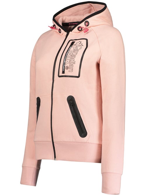 Sudadera con cremallera y capucha forrada fonaldeak – canadian peak - Kiabi Sudadera con cremallera y capucha forrada fonaldeak – canadian peak - Kiabi