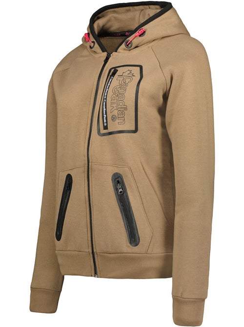 Sudadera con cremallera y capucha forrada fonaldeak – canadian peak - Kiabi Sudadera con cremallera y capucha forrada fonaldeak – canadian peak - Kiabi