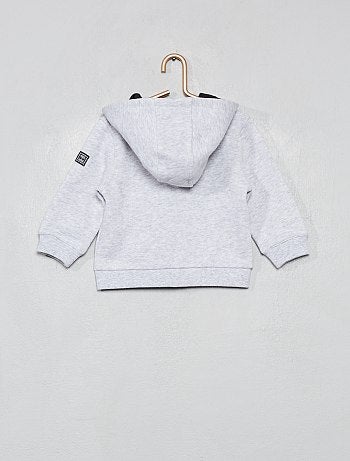 Sudadera con cremallera y capucha - Kiabi