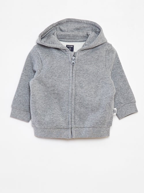 Sudadera con cremallera y capucha - Kiabi