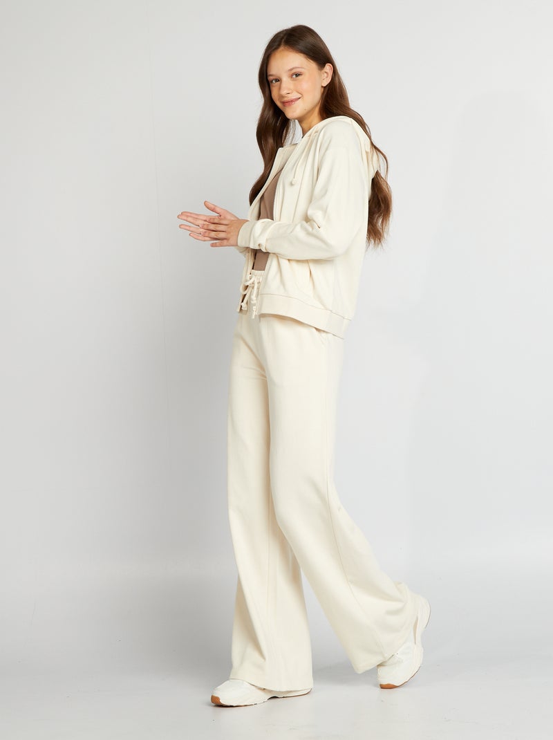 Sudadera con cremallera y capucha GRIS - Kiabi