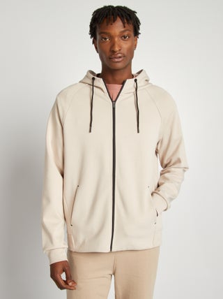 Sudadera con cremallera y capucha
