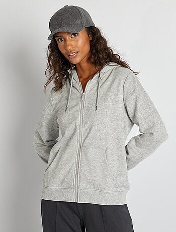 Sudadera con cremallera y capucha