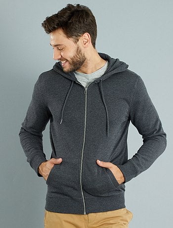 Sudadera con cremallera y capucha - Kiabi