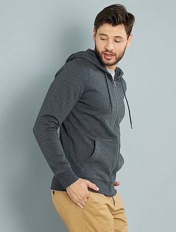 Sudadera con cremallera y capucha - Kiabi