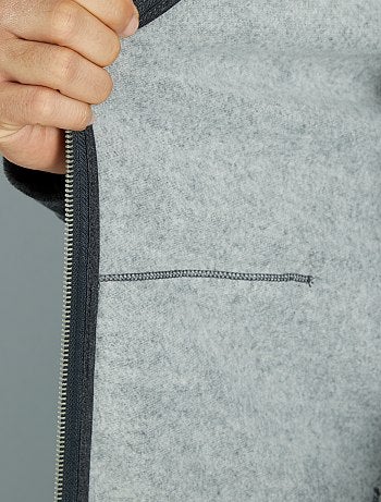 Sudadera con cremallera y capucha - Kiabi