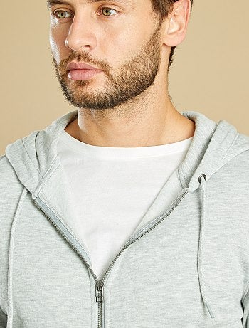 Sudadera con cremallera y capucha - Kiabi