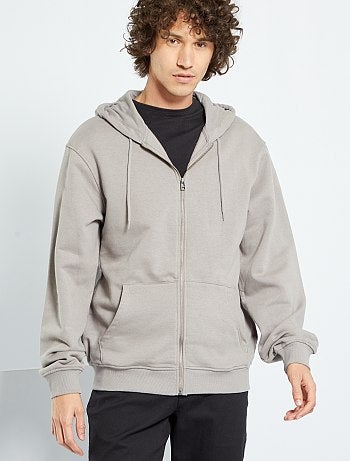 Nike Sudadera de lana con capucha y cremallera completa Air hombre en Negro