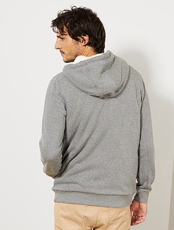 Hombre talla S-XXL - Sudadera con cremallera y capucha - Kiabi