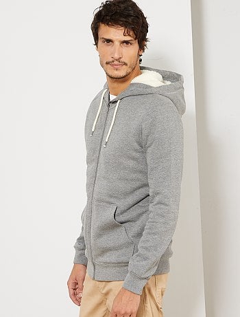 Hombre talla S-XXL - Sudadera con cremallera y capucha - Kiabi
