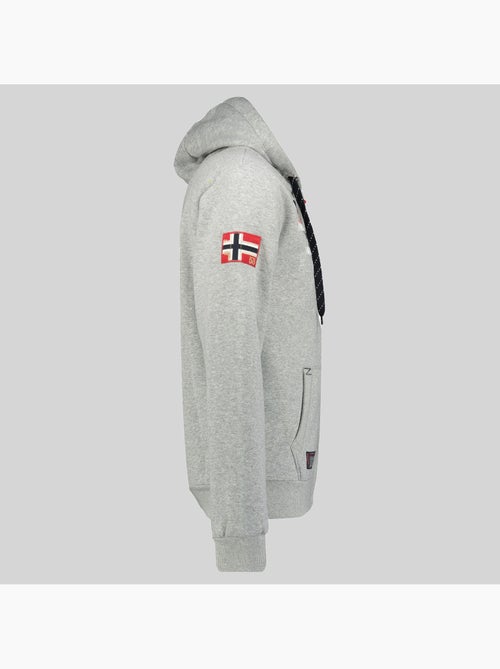 Sudadera con cremallera y capucha gutta – geographical norway - Kiabi