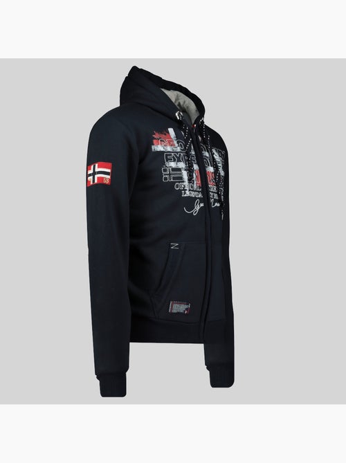 Sudadera con cremallera y capucha gutta – geographical norway - Kiabi