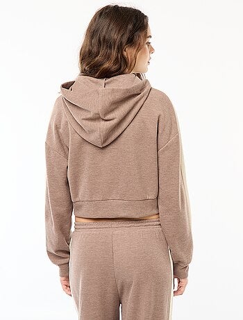 Sudadera con cremallera y capucha