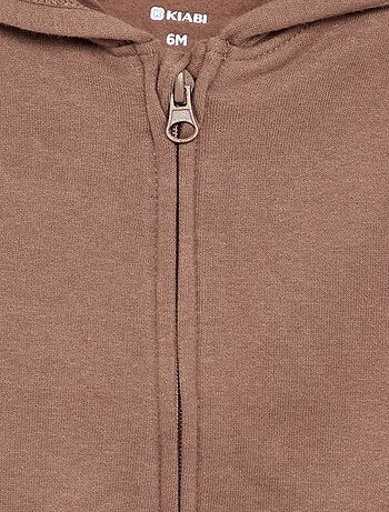 Sudadera con cremallera y capucha