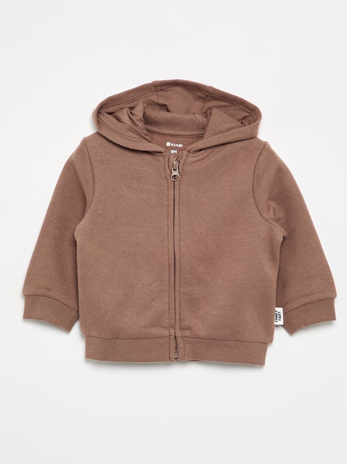 Sudadera con cremallera y capucha - Kiabi