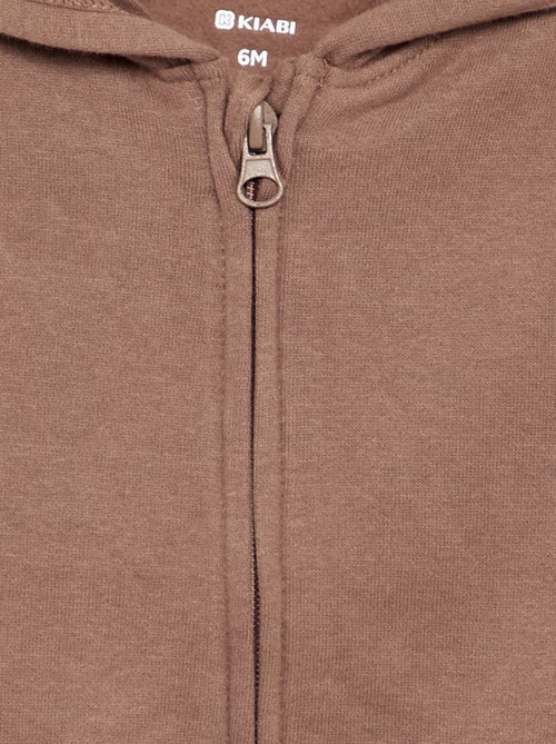 Sudadera con cremallera y capucha - Kiabi