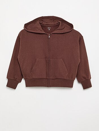 Sudadera con cremallera y capucha