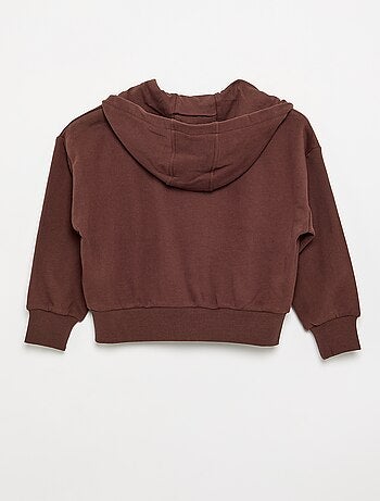 Sudadera con cremallera y capucha