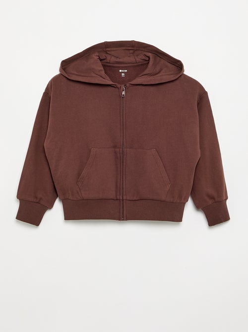 Sudadera con cremallera y capucha - Kiabi