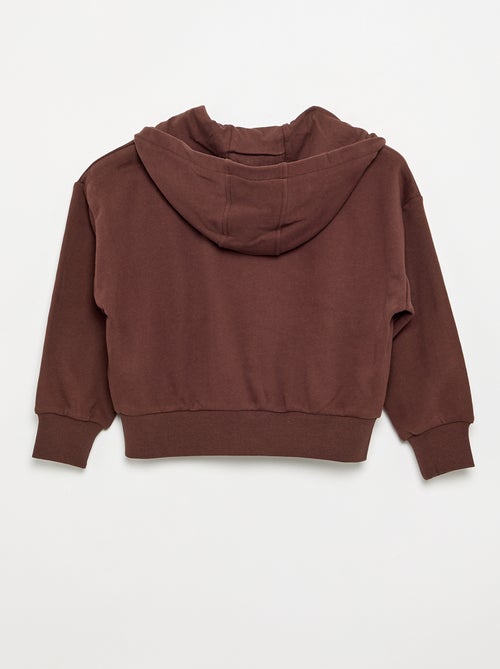 Sudadera con cremallera y capucha - Kiabi