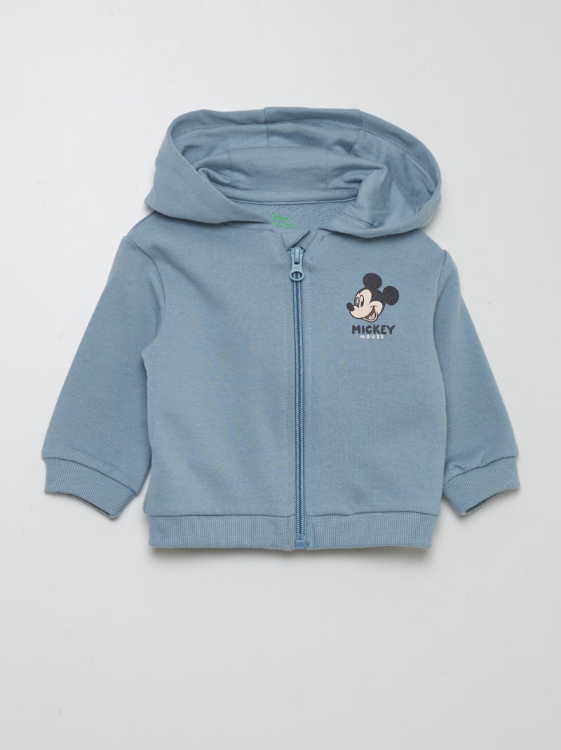 Sudadera con cremallera y capucha 'Mickey' de 'Disney' AZUL - Kiabi