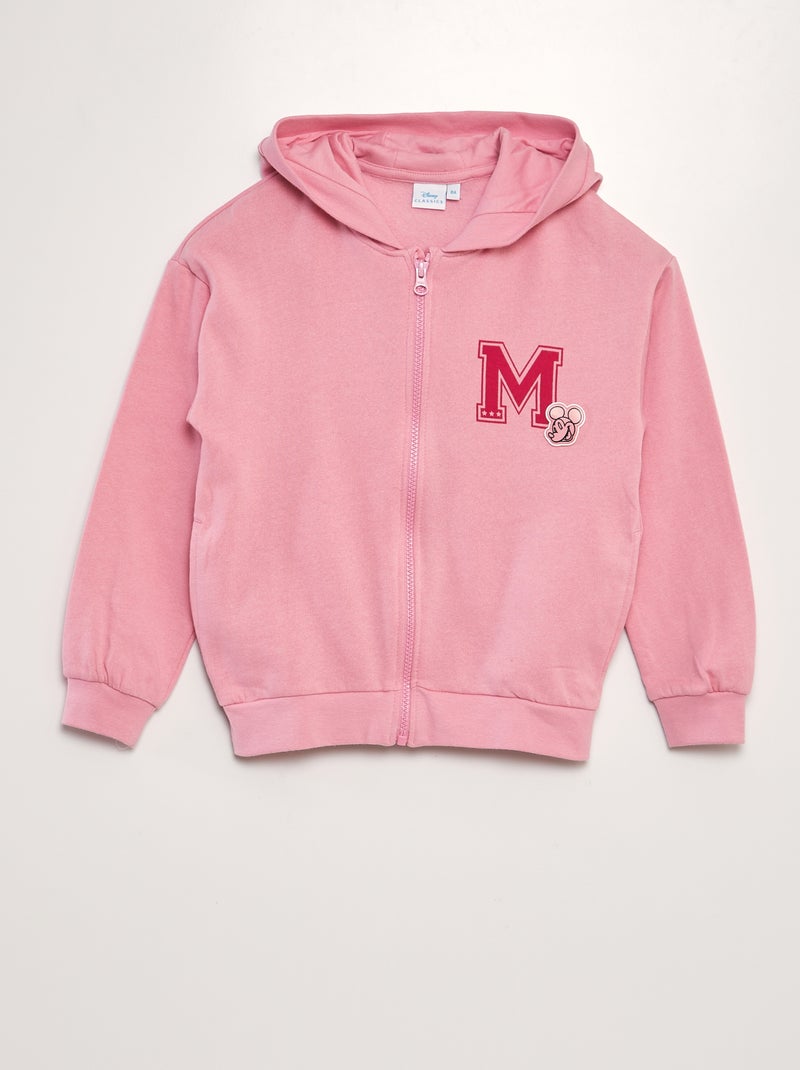 Sudadera con cremallera y capucha 'Mickey' de 'Disney' ROSA - Kiabi