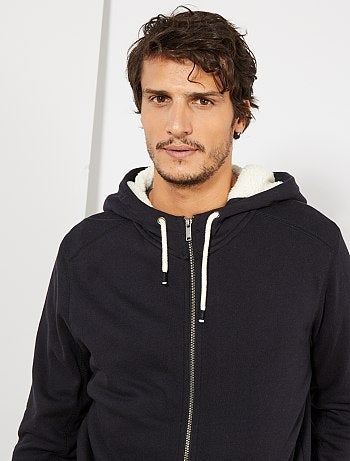 Hombre talla S-XXL - Sudadera con cremallera y capucha - Kiabi