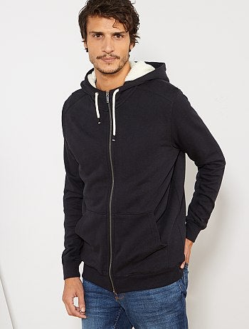 Hombre talla S-XXL - Sudadera con cremallera y capucha - Kiabi