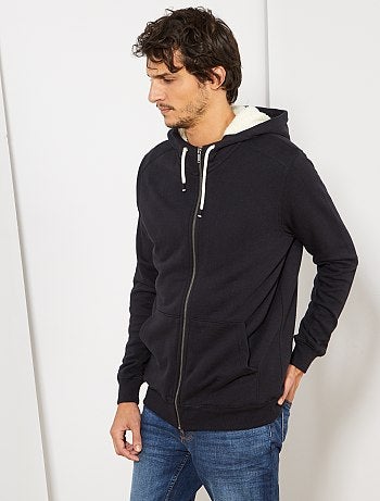 Hombre talla S-XXL - Sudadera con cremallera y capucha - Kiabi