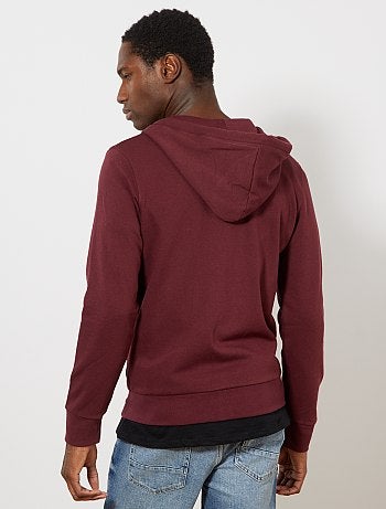 Hombre talla S-XXL - Sudadera con cremallera y capucha - Kiabi