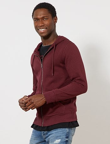 Hombre talla S-XXL - Sudadera con cremallera y capucha - Kiabi