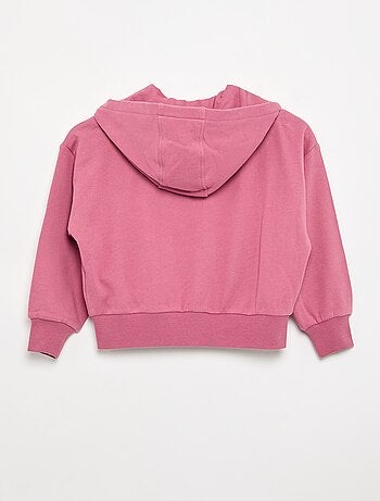 Sudadera con cremallera y capucha