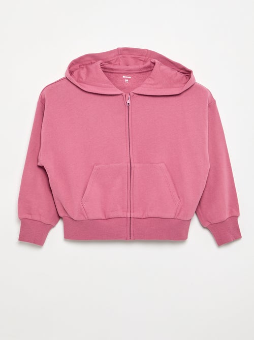 Sudadera con cremallera y capucha - Kiabi