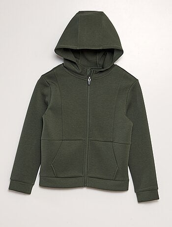 Sudadera con cremallera y capucha