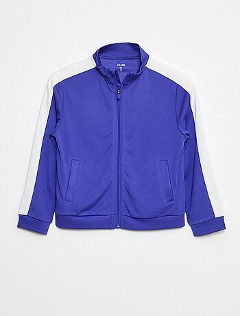 Sudadera con cremallera y cuello alto