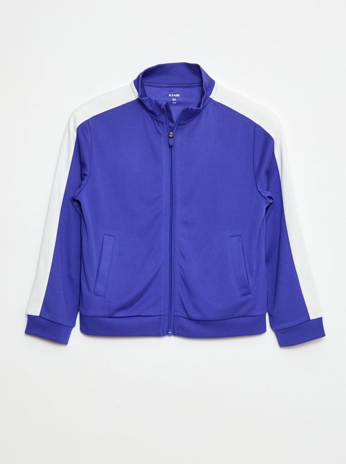 Sudadera con cremallera y cuello alto - Kiabi