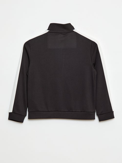 Sudadera con cremallera y cuello alto - Kiabi