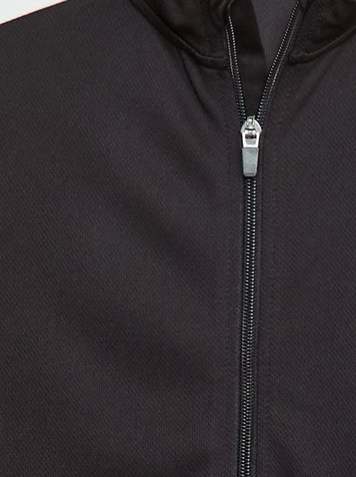 Sudadera con cremallera y cuello alto - Kiabi