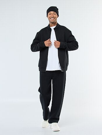 Sudadera con cremallera y cuello alto