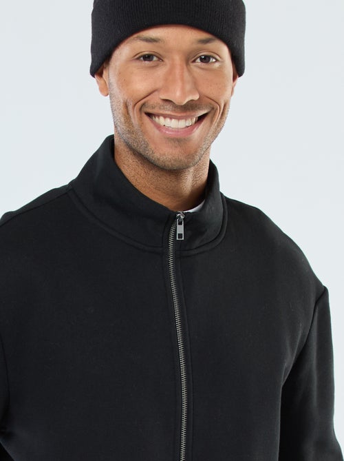 Sudadera con cremallera y cuello alto - Kiabi