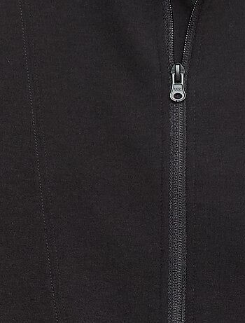 Sudadera con cremallera y cuello alto