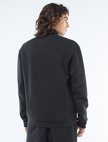 Sudadera con cremallera y cuello alto