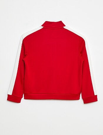 Sudadera con cremallera y cuello alto