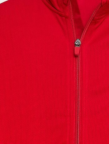 Sudadera con cremallera y cuello alto