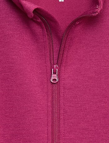 Sudadera con cremallera y cuello alto