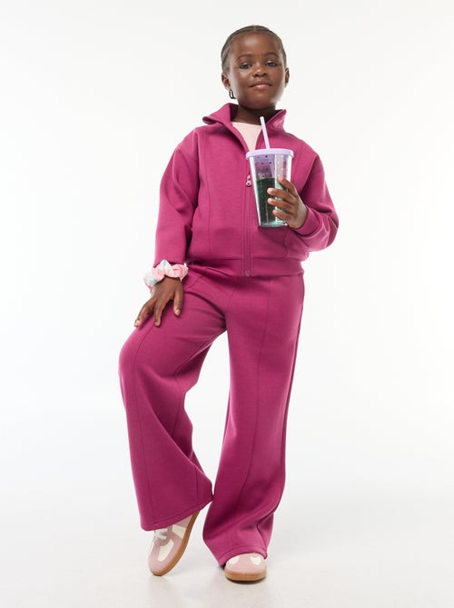 Sudadera con cremallera y cuello alto - Kiabi